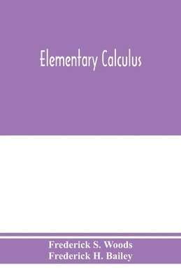 bokomslag Elementary calculus