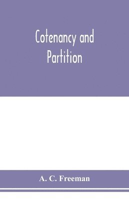 Cotenancy and partition 1