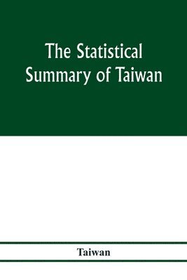 bokomslag statistical summary of Taiwan