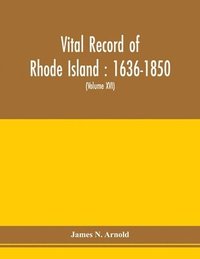 bokomslag Vital record of Rhode Island