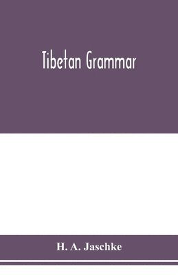 bokomslag Tibetan grammar