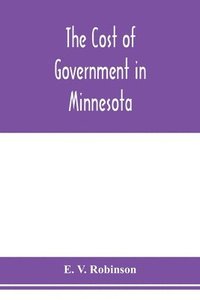 bokomslag cost of government in Minnesota