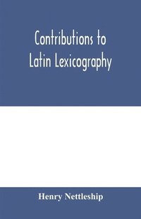 bokomslag Contributions to Latin lexicography
