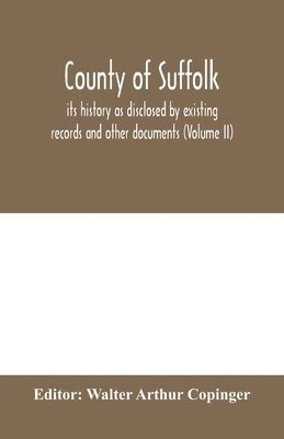 bokomslag County of Suffolk