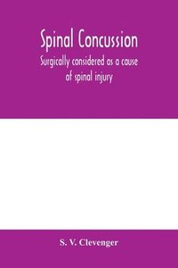 bokomslag Spinal concussion