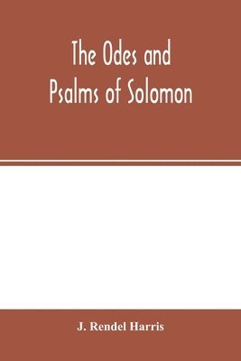 bokomslag The Odes and Psalms of Solomon