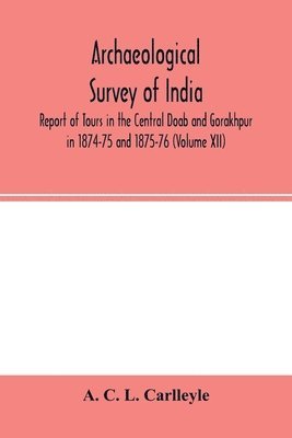 bokomslag Archaeological survey of india, Report of Tours in the Central Doab and Gorakhpur in 1874-75 and 1875-76 (Volume XII)