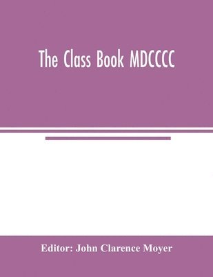 The class book MDCCCC 1