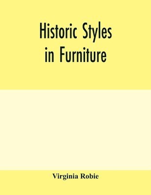 bokomslag Historic styles in furniture