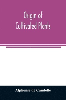 bokomslag Origin of cultivated plants