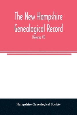 bokomslag New Hampshire genealogical record