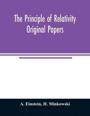 principle of relativity; original papers
