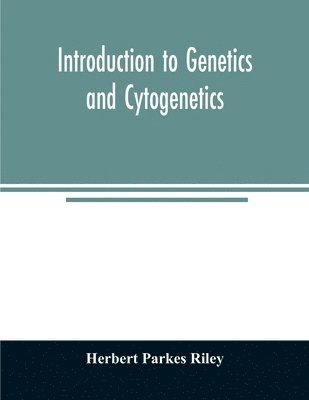 bokomslag Introduction to genetics and cytogenetics