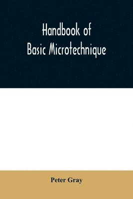 bokomslag Handbook of basic microtechnique