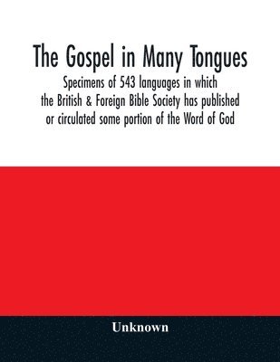 bokomslag The Gospel in many tongues