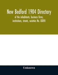 bokomslag New Bedford 1904 directory