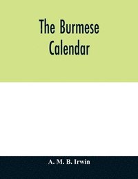 bokomslag Burmese calendar