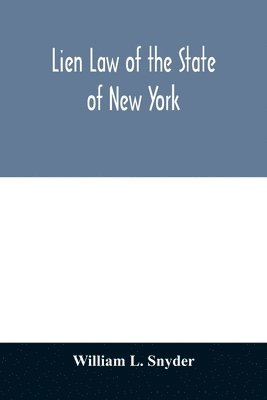 Lien Law of the State of New York 1