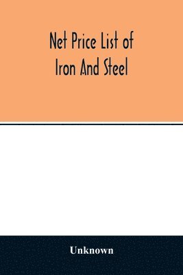 Net price list of iron and steel 1