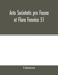 bokomslag Acta Societatis pro Fauna et Flora Fennica 51
