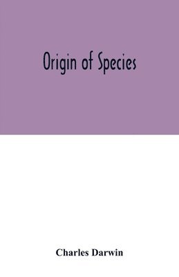 bokomslag Origin of species