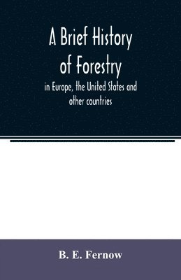 brief history of forestry