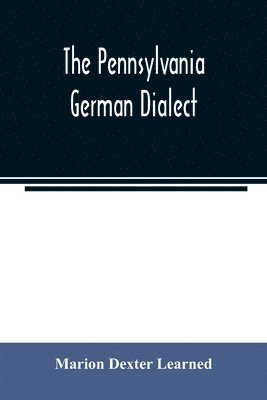 Pennsylvania German dialect