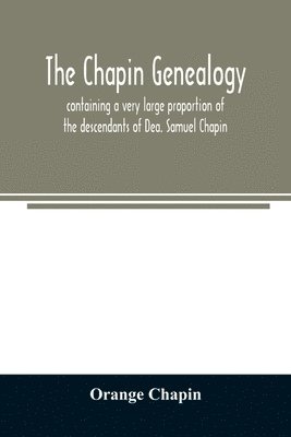 The Chapin genealogy 1