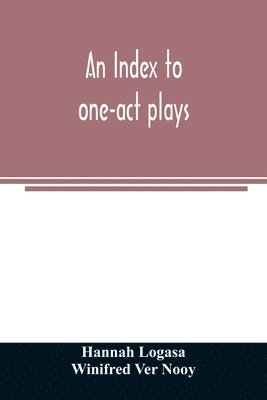 index to one-act plays
