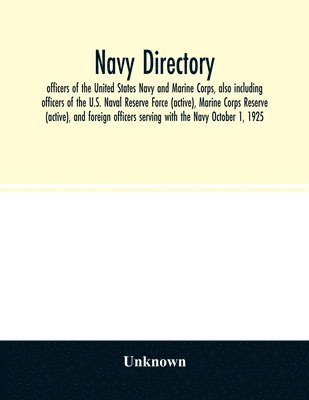 bokomslag Navy directory