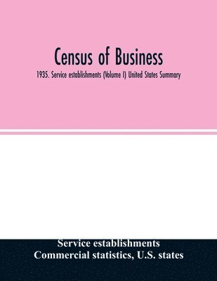 bokomslag Census of business
