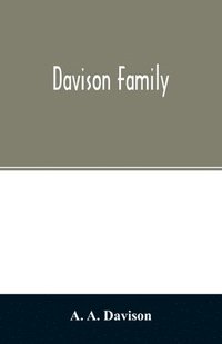 bokomslag Davison family