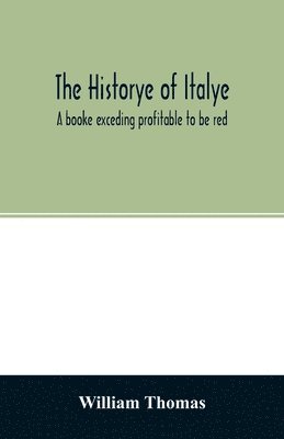 bokomslag historye of Italye