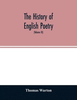 The history of English poetry 1