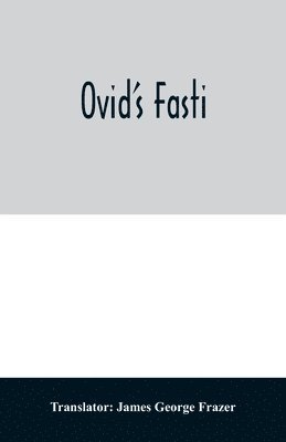 bokomslag Ovid's Fasti