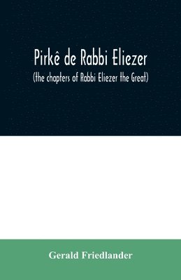 Pirke de Rabbi Eliezer 1