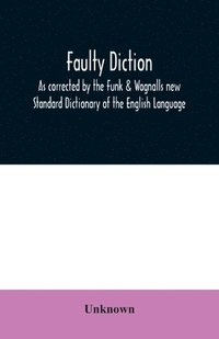 bokomslag Faulty diction