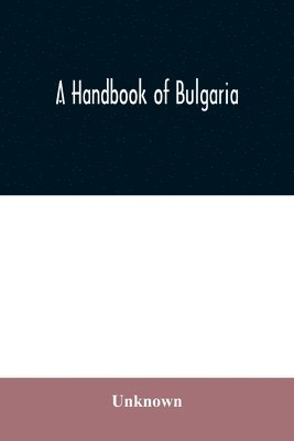bokomslag handbook of Bulgaria