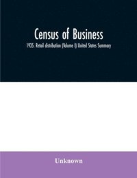 bokomslag Census of business