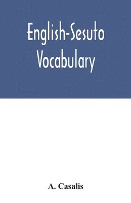 bokomslag English-Sesuto vocabulary