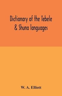 bokomslag Dictionary of the Tebele & Shuna languages, with illustrative sentences and some grammatical notes