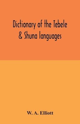 bokomslag Dictionary of the Tebele & Shuna languages, with illustrative sentences and some grammatical notes