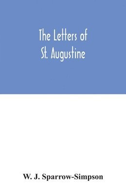 bokomslag letters of St. Augustine