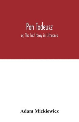 bokomslag Pan Tadeusz