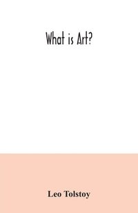 bokomslag What is art?