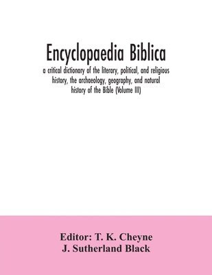 bokomslag Encyclopaedia Biblica