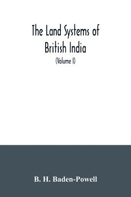 bokomslag land systems of British India