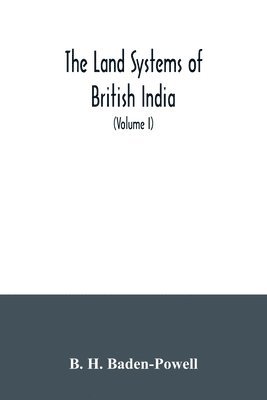 bokomslag The land systems of British India