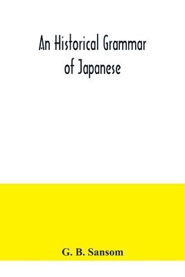 historical grammar of Japanese 1
