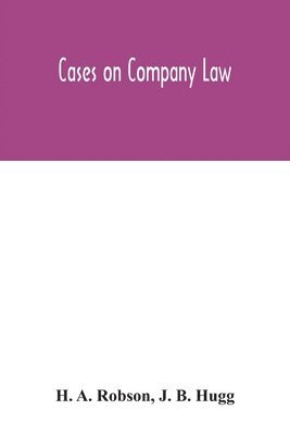 Cases on Company Law 1